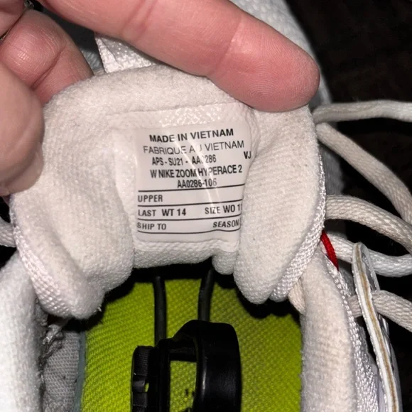 Women's Nike Zoom HyperAce 2 Volleyball Shoes SZ 11 - Picture 13 of 13